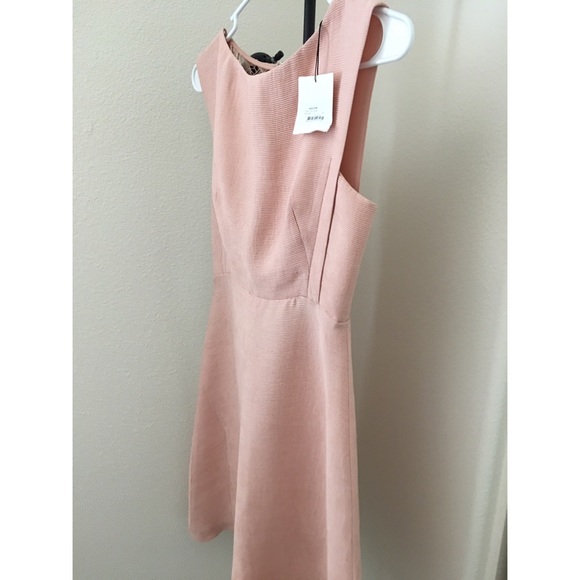 Brand NEW Sandro dress in blush with lace back. - Picture 2 of 5